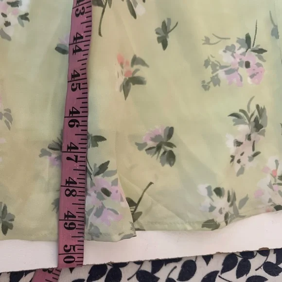 Abercrombie & Fitch Green Floral Halter Tie Neck Ultra Feminine Dress NWOT M - Picture 16 of 16